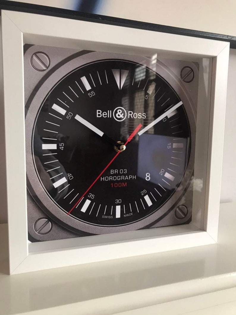 Bell & Ross BR03 Horograph Watch Wall Clock Desk Clock Unique Etsy