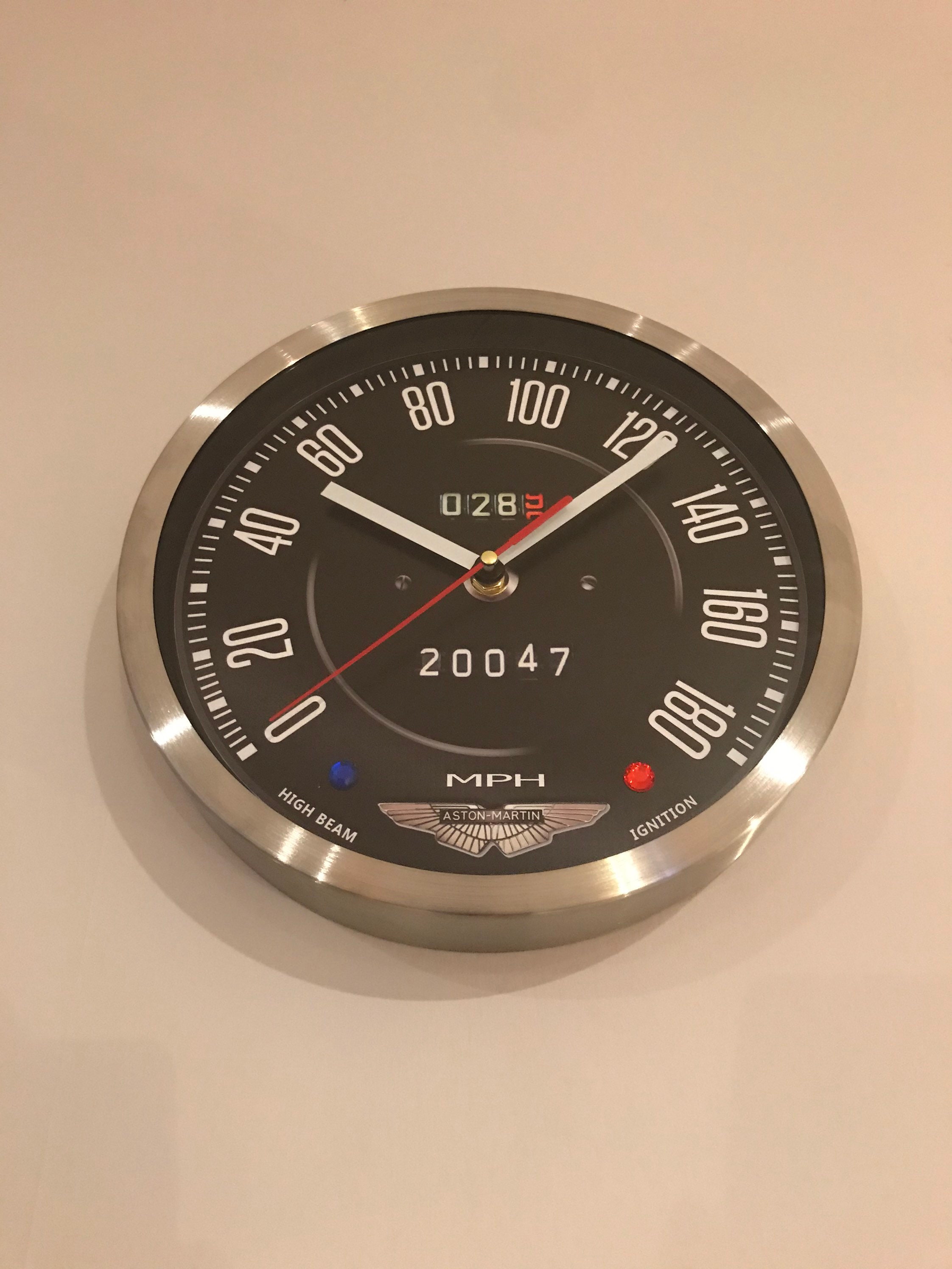 Aston Martin DB5 Speedometer 3D Wall Clock Stainless Steel Etsy