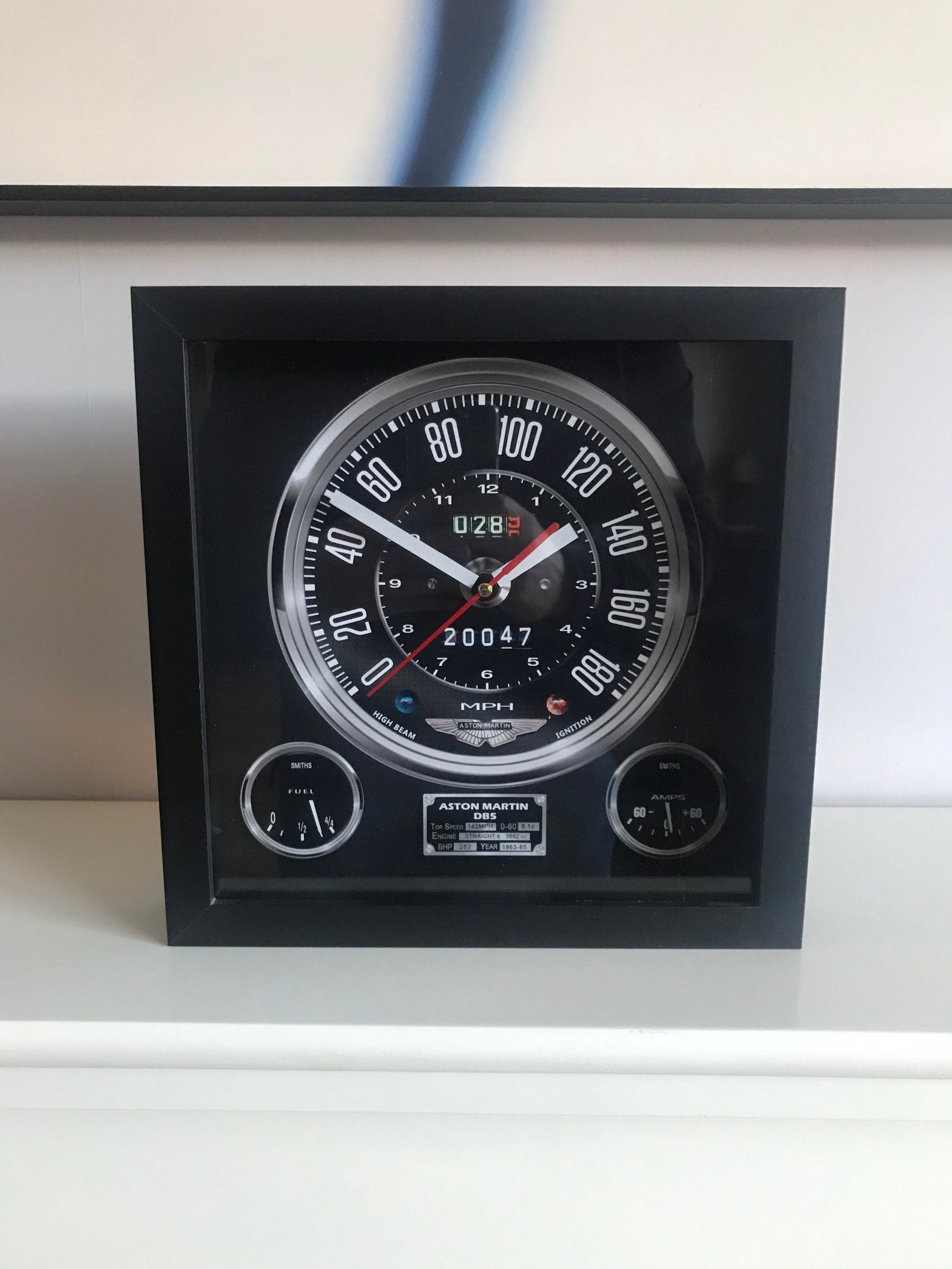 Aston Martin DB5 Speedometer Wall Clock Desk Clock James Bond Etsy