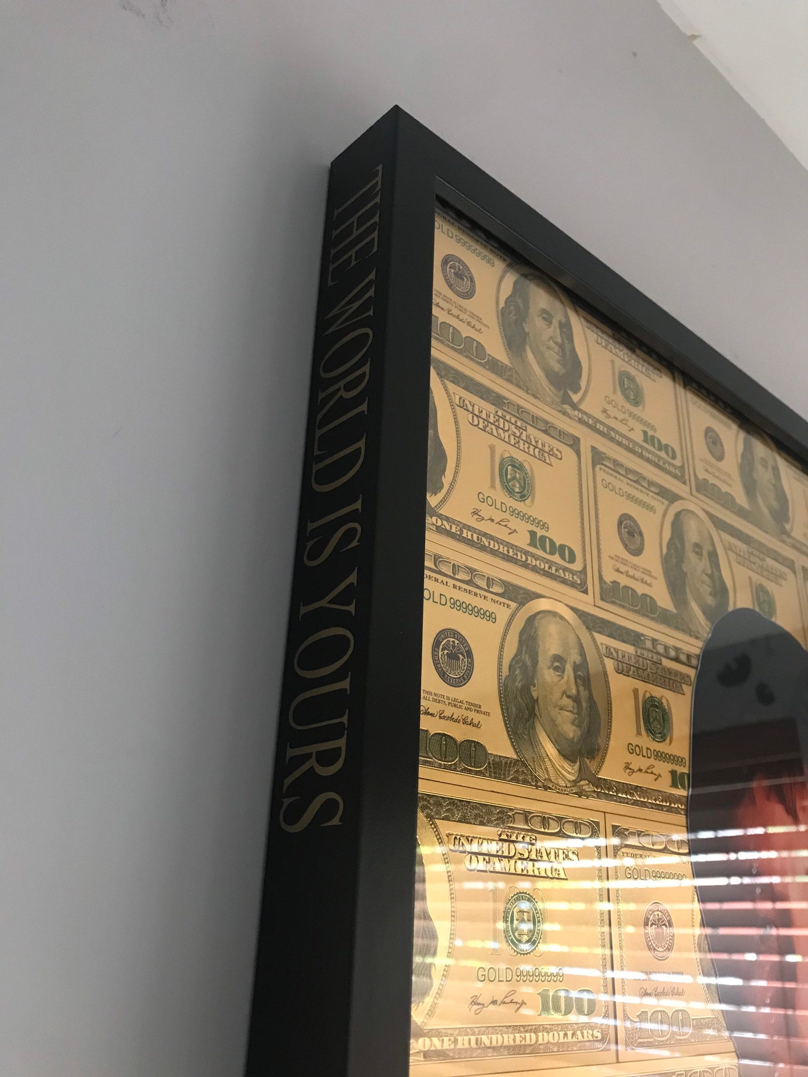 Original easy Money Limited Edition Framed Wall Art 24K Gold Etsy