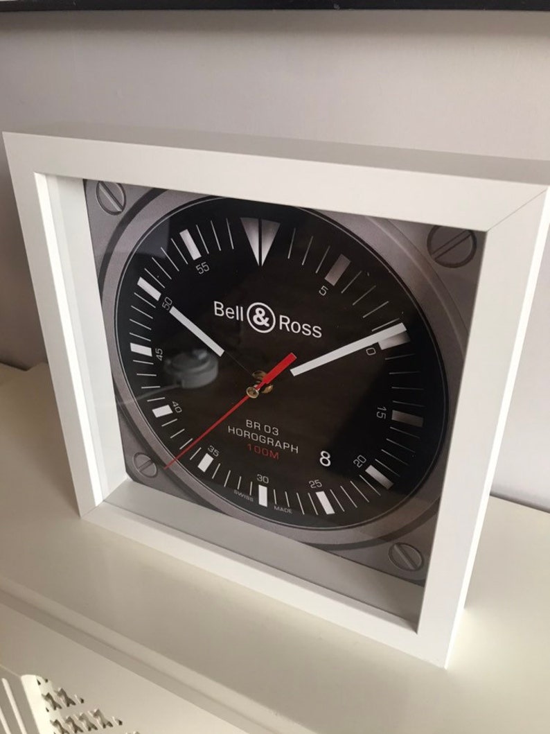 Bell & Ross BR03 Horograph Watch Wall Clock Desk Clock Unique Etsy