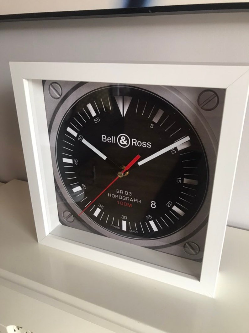 Bell & Ross BR03 Horograph Watch Wall Clock Desk Clock Unique Etsy