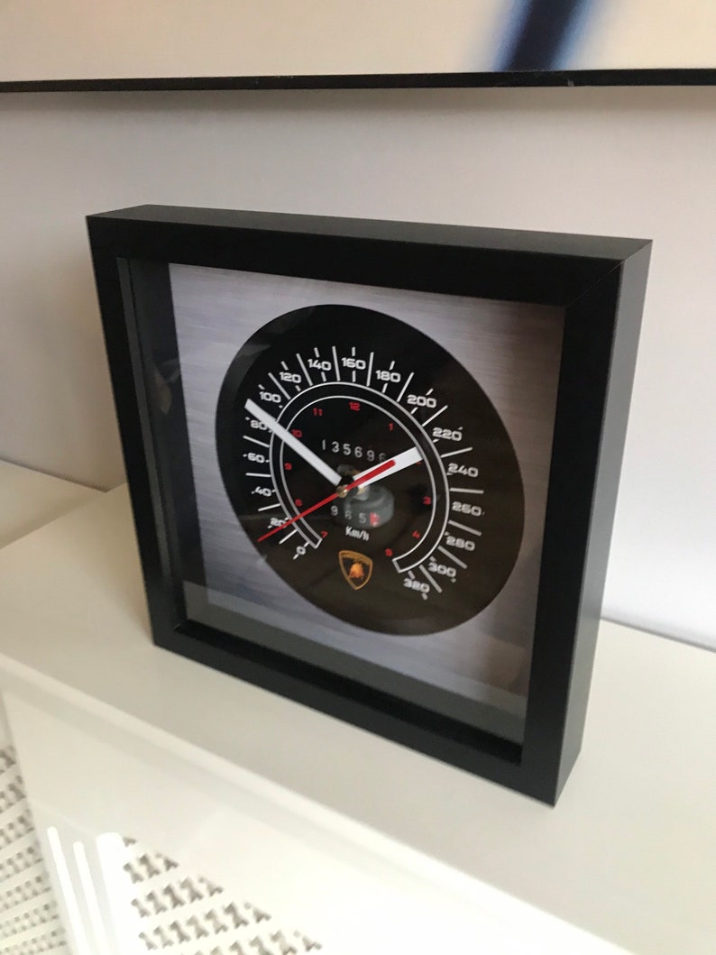 Lamborghini Countach Tacho Wand uhr Schreibtisch Uhr Aventador | Etsy