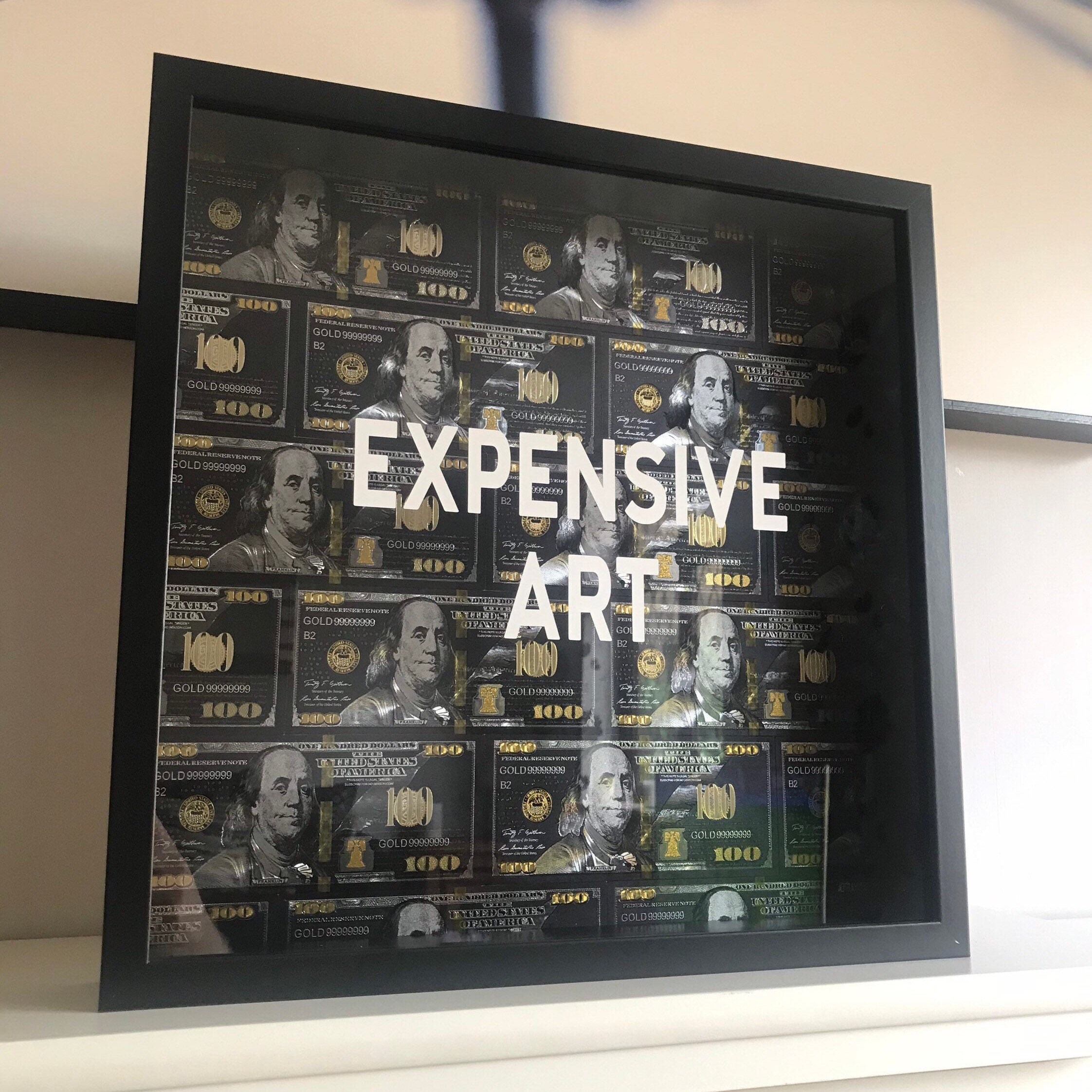 Original Expensive Art Limited Edition Framed Wall Art 24K Etsy