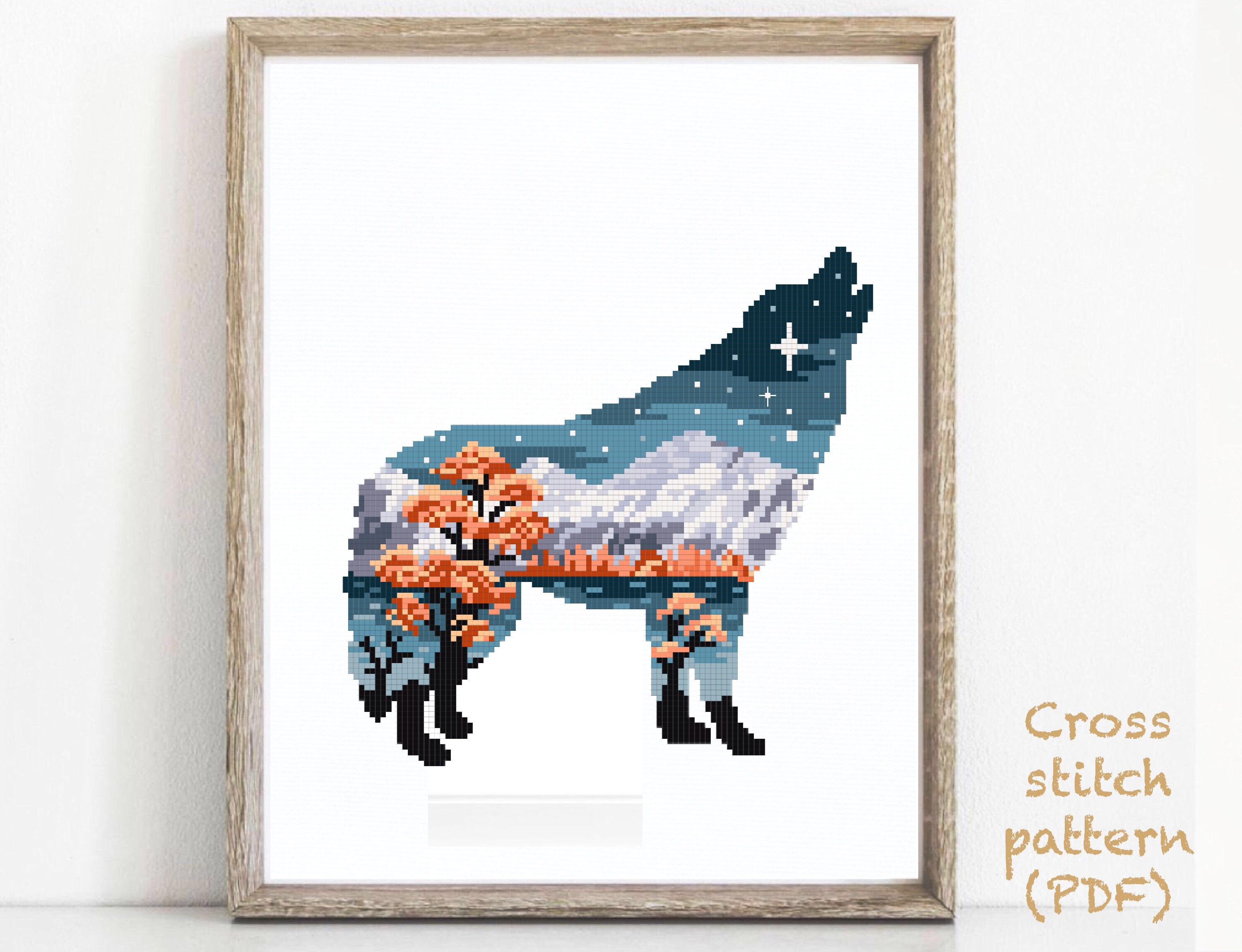 Wonderful horses by the lakeビーズ刺繍の絵です。 【公式通販】