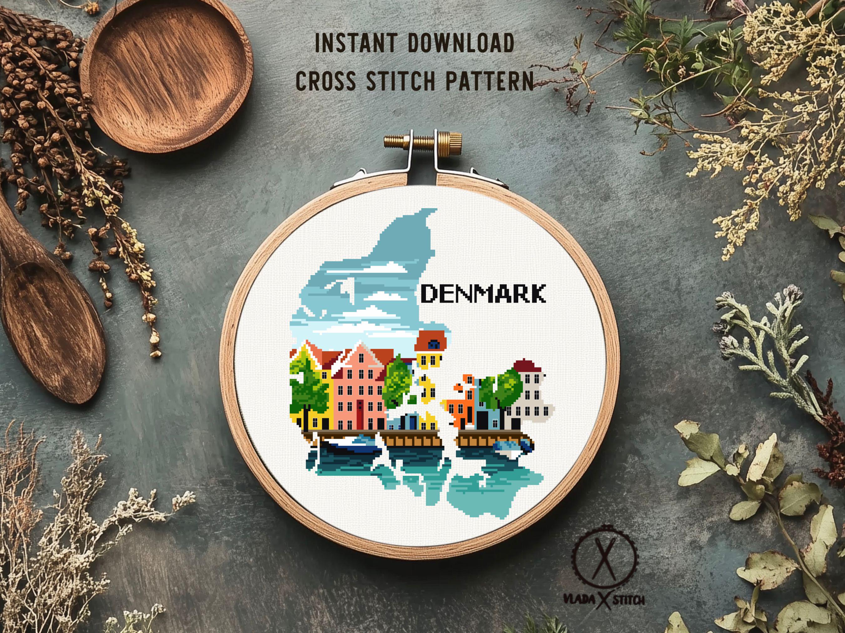 Danish Cross Stitch Patterns - Etsy Danish Cross Stitch Patterns - Etsy