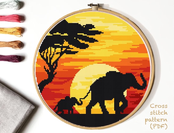 32+ Counted Cross Stitch Elephant Patterns