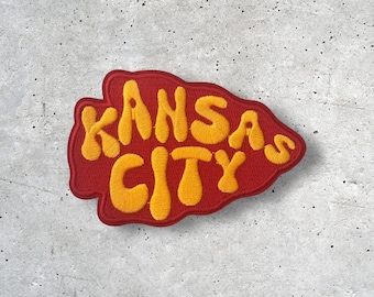 Kansas City Patch, KC Patch, Hat Patch, Jacket Patch, Iron On Patch