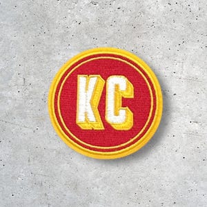 Kansas City Patch, KC Patch, Hat Patch, Jacket Patch, Iron On Patch