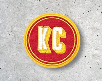 Kansas City Patch, KC Patch, Hat Patch, Jacket Patch, Iron On Patch