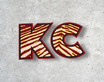 Kansas City Patch, KC Patch, Hat Patch, Jacket Patch, Iron On Patch