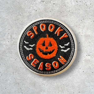 Halloween Patch, October Patch, Spooky Season Patch, Ghost Patch
