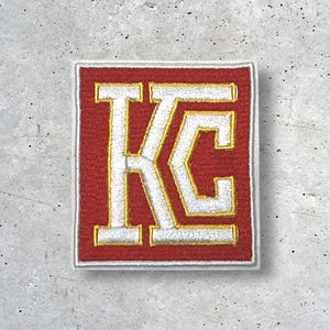 Kansas City Patch, KC Patch, Hat Patch, Jacket Patch, Iron On Patch