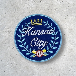 Kansas City Patch, KC Patch, Hat Patch, Jacket Patch, Iron On Patch