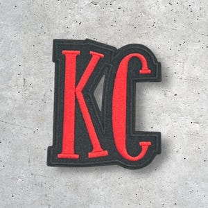 Kansas City Patch, KC Patch, Hat Patch, Jacket Patch, Iron On Patch