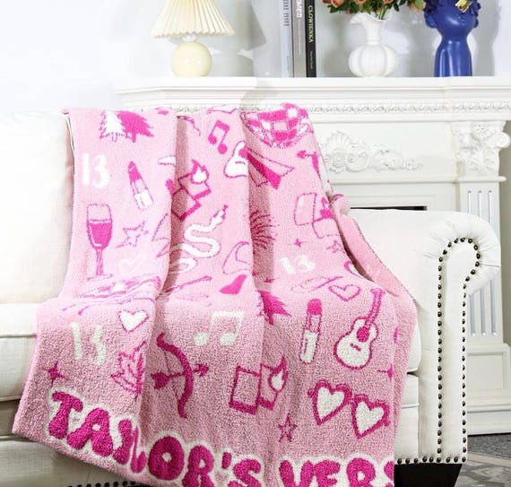 Large Taylor Blanket 100 Polyester Microfiber Blanket Etsy