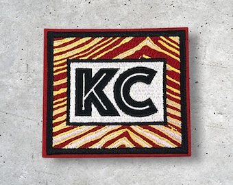 Kansas City-märke, KC-märke, hattmärke, jackmärke, strykmärke
