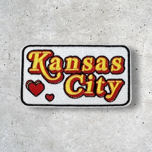 Kansas City Patch, KC Patch, Hat Patch, Jacket Patch, Iron On Patch