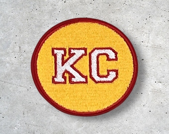 Kansas City-märke, KC-märke, hattmärke, jackmärke, strykmärke