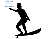 Surfer Surfing Precut Glass Shape - People Glass Precut - Sport - For Mosaics - Fusible - 90 COE - 96 COE - Stained glass