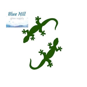 Lizard Fusible Glass Precut - 96 COE - 90 COE Glass - For fused glass - Stained Glass - Mosaic Art - Glass Art Supplies - Reptile
