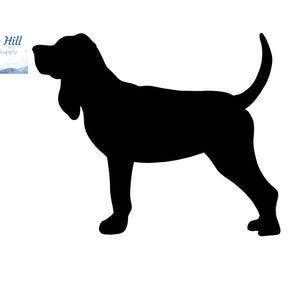 Blood Hound Dog Fusible Glass Precut - 96 COE - 90 COE - fused glass - Stained Glass - Mosaic Art - Glass Art Supplies
