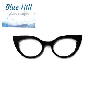 Cats Eye Glasses Fusible Glass Precut Shape - 90 COE - 96 COE Glass - for Fusing, Stained Glass, Mosaic Art - Optometrist - for glass fusing
