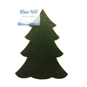 Christmas Tree Precut Glass - 96 COE Glass or 90 COE for Fusing, Mosaics , Stained Glass Art - multiple colors - for glass art crafting