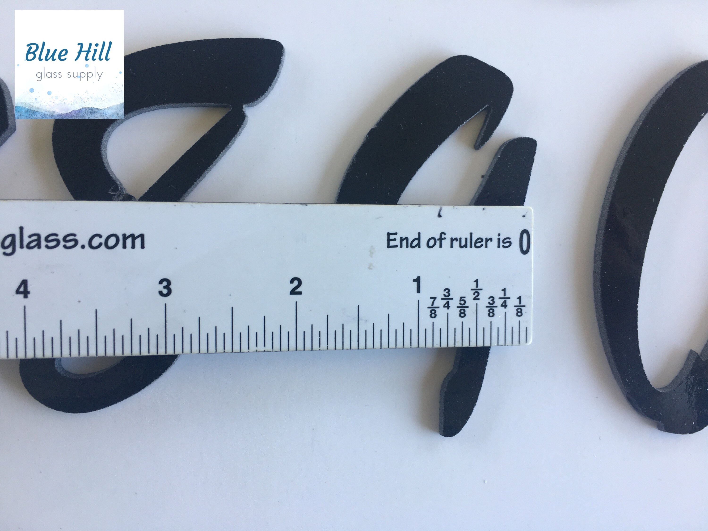 90 COE 2 3 Precut Glass Numbers Fusible Bullseye Glass Etsy