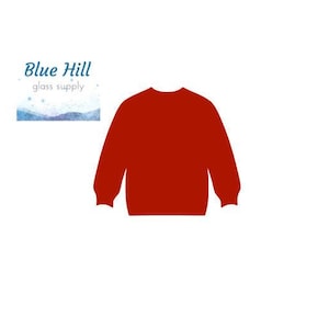 Pullover Precut Glasform - Ornamente - Schmelzglas 90 und 96 COE - Für Glas Künstler - Mosaiken - Urlaub Precut - Hässliche Weihnachten Pullover