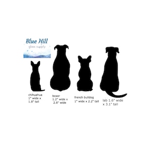 Dogs Backside Fusible Glass Precuts - 96 COE - 90 COE - For fused glass - Stained Glass - Mosaic Art - Glass Art Supplies