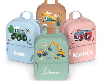 Bärenwerke EF Series RM 2228 Backpack Personalized Backpack, Kindergarten Backpack, Gift Idea Backpack with your desired name