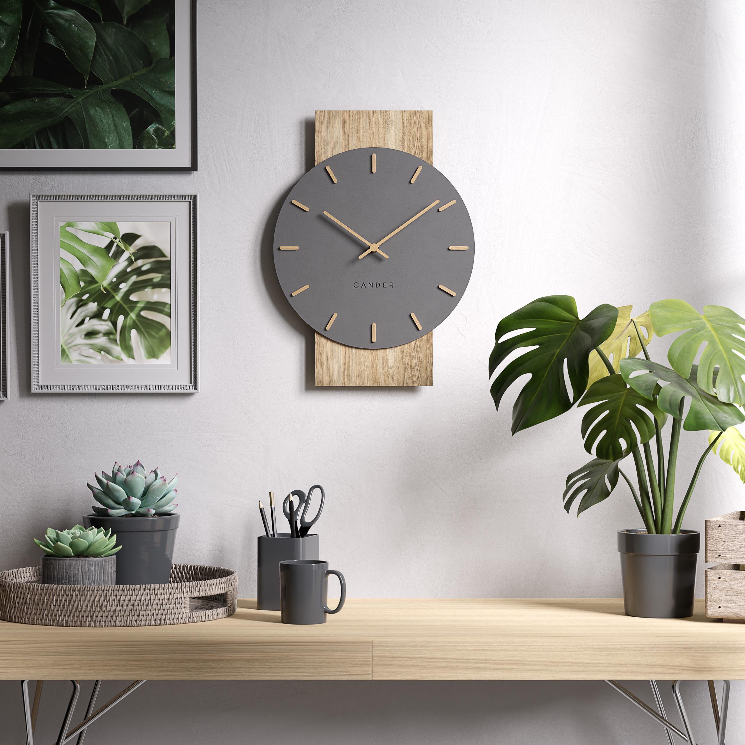 Horloge murale silencieuse 30 cm analogique moderne — Beyit