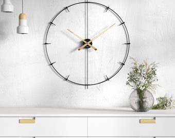 Große Wanduhr Cander Berlin SOLVIG XXL Wanduhr Lautlos 60 Cm