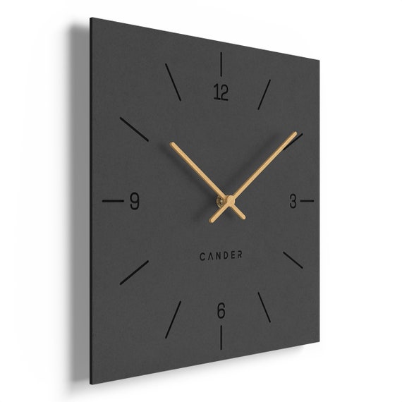 Cander Berlin MNU 2630 Q Wanduhr MDF lautlos geräuschlos leise 30