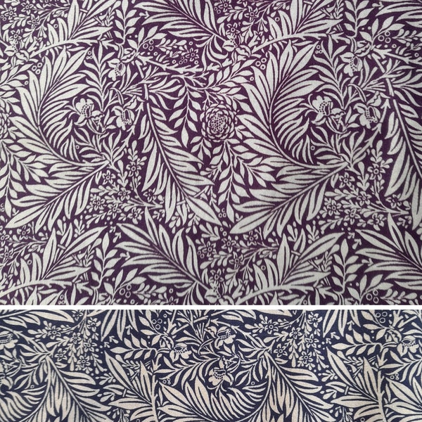 Larkspur cotton- William Morris  by Crafty- 2 colours- Free postage
