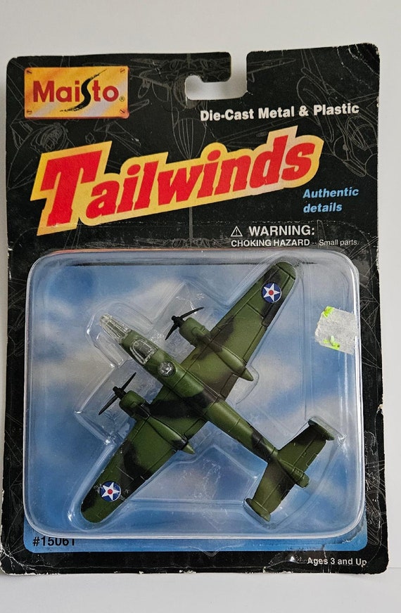Vintage 1997 Maisto Tailwind B25J Mitchell Bomber Airplane Die