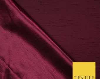 TAN Satin Backed Dupion SHANTUNG Raw Silk Fabric 100/% Polyester 45/" 1522