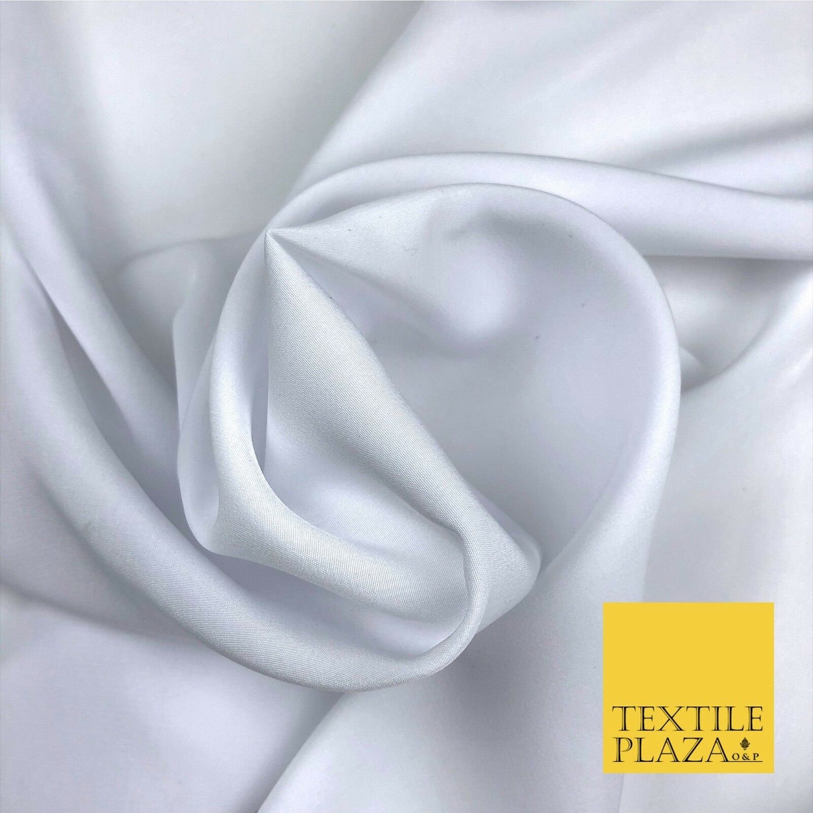 White premium plain cotton sateen fabric 58 suits Etsy