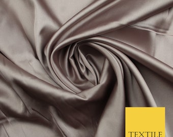 Mink 2 fine silky smooth liquid sateen satin dress fabric drape lining material 7848