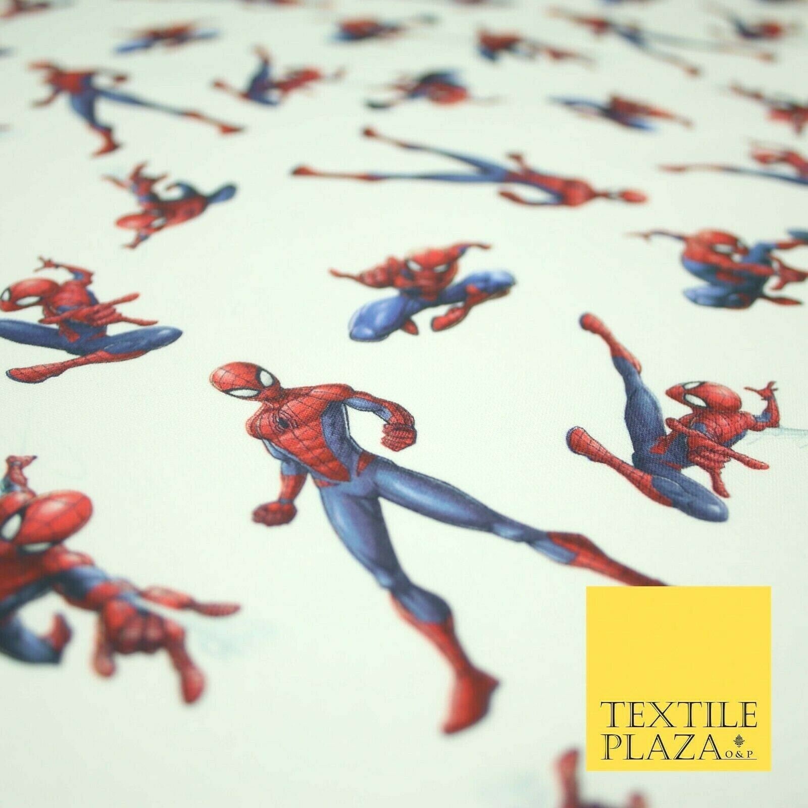 Spiderman Superhero Marvel Dc Comic Digital Print 100% Cotton Fabric 59 ...