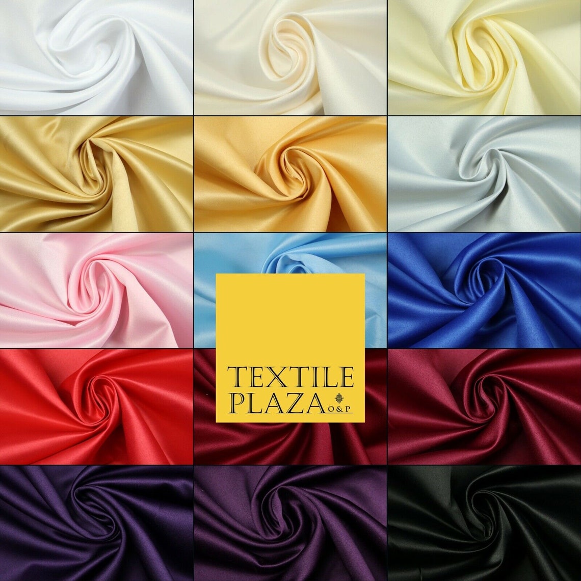 Luxury plain smooth matt duchess satin fabric material bridal Etsy