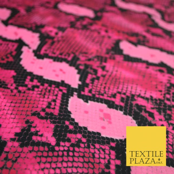 Neon pink snake print dress online