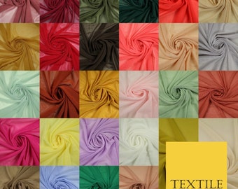 33 colours premium quality stretch power mesh net fabric lingerie costume dance
