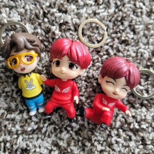 BTS Tiny Tan Keychains/ Figure Keychains/ BTS Figure Keychains/ Tiny Tan Keychains