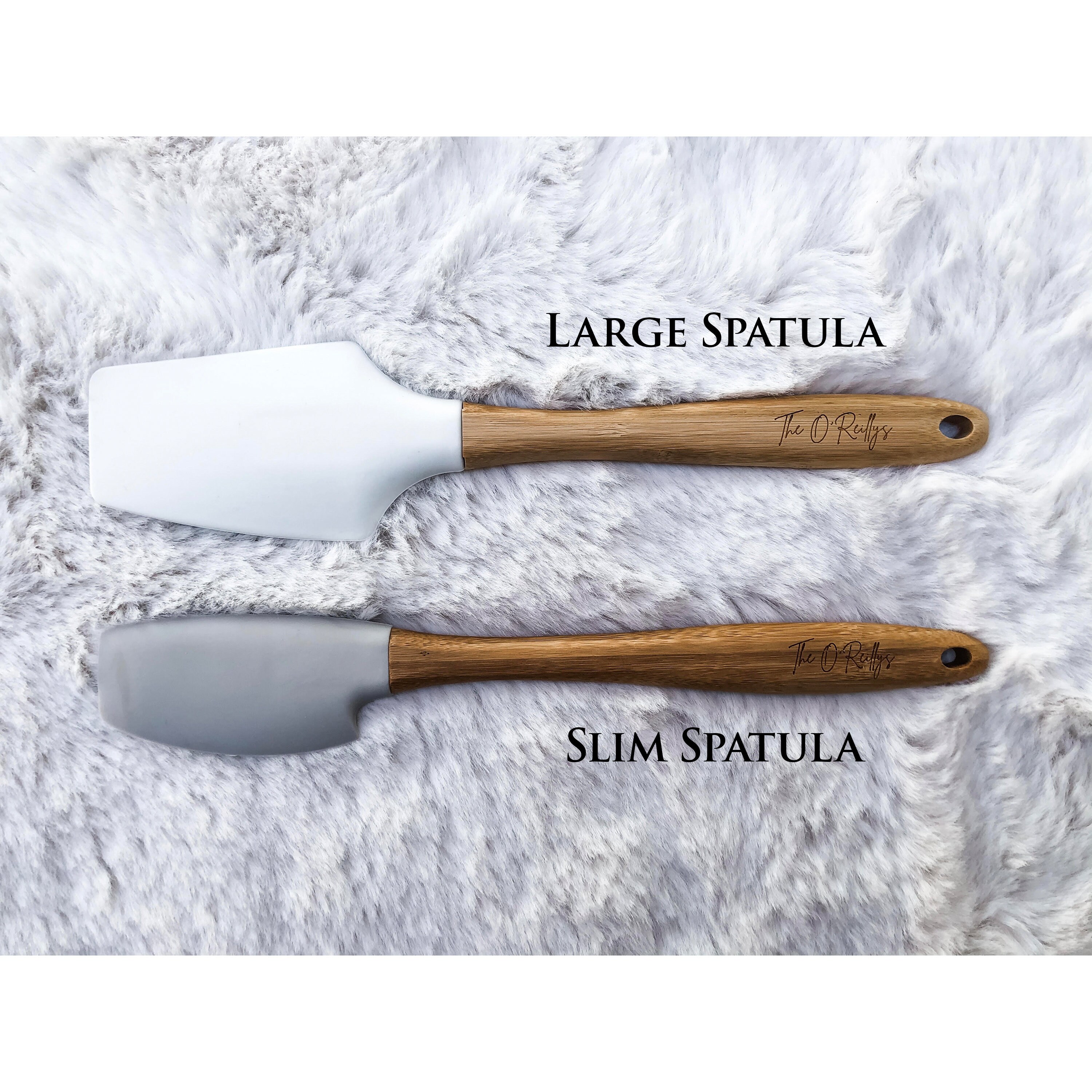 Laser Engraved Baking Spatula Set Spatula & Slim Spatula Etsy UK