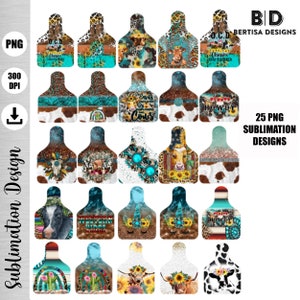 Cow Tag png, Cow Show Tag, Cowhide Tag, png Cow Tag, Keyring Sublimation, Cow Tag Bundle, Teal Cow Show Tag, Western Cowhide Pattern