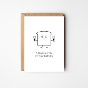 A Toast Tae You On Your Birthday | Greeting Card | Scottish | Scottish | Scotland