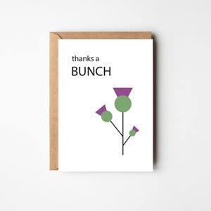 Thanks A Bunch | Thistle | Greeting Card