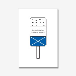 Fabuleuses vacances en Ecosse | Carte postale